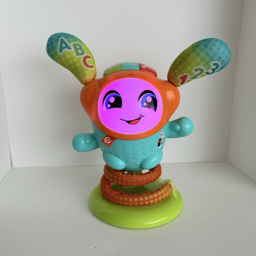 Fisher-Price Bounce and‎ Spin BeatBo Toy Interactive Lights Sounds ABC 123
